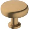 Amerock | Cabinet Knob | Polished Chrome | 1-1/4 inch (32 mm) Diameter | Factor | 1 Pack | Drawer Knob | Cabinet Hardware(Champagne Bronze)