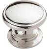 Amerock | Cabinet Knob | Polished Chrome | 1-1/4 inch (32 mm) Diameter | Ravino | 1 Pack | Drawer Knob | Cabinet Hardware(Polished Chrome)