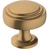 Amerock | Cabinet Knob | Polished Chrome | 1-1/4 inch (32 mm) Diameter | Winsome | 1 Pack | Drawer Knob | Cabinet Hardware(Champagne Bronze)