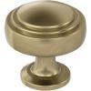 Amerock | Cabinet Knob | Polished Chrome | 1-1/4 inch (32 mm) Diameter | Winsome | 1 Pack | Drawer Knob | Cabinet Hardware(Golden Champagne)