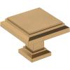 Amerock | Cabinet Knob | Polished Chrome | 1-1/4 inch (32 mm) Length | Appoint | 1 Pack | Drawer Knob | Cabinet Hardware(Champagne Bronze)
