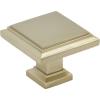 Amerock | Cabinet Knob | Polished Chrome | 1-1/4 inch (32 mm) Length | Appoint | 1 Pack | Drawer Knob | Cabinet Hardware(Golden Champagne)