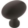 Amerock | Cabinet Knob | Polished Chrome | 1-3/8 inch (35 mm) Length | Vaile | 1 Pack | Drawer Knob | Cabinet Hardware(Matte Black)