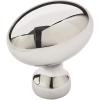 Amerock | Cabinet Knob | Polished Chrome | 1-3/8 inch (35 mm) Length | Vaile | 1 Pack | Drawer Knob | Cabinet Hardware(Polished Chrome)
