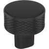Amerock | Cabinet Knob | Polished Nickel/Stainless Steel | 2-5/8 inch (67 mm) Length | Esquire | 1 Pack | Drawer Knob | Cabinet Hardware(Black Bronze)