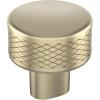 Amerock | Cabinet Knob | Polished Nickel/Stainless Steel | 2-5/8 inch (67 mm) Length | Esquire | 1 Pack | Drawer Knob | Cabinet Hardware(Golden Champagne)