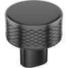Amerock | Cabinet Knob | Polished Nickel/Stainless Steel | 2-5/8 inch (67 mm) Length | Esquire | 1 Pack | Drawer Knob | Cabinet Hardware(Gunmetal)