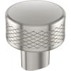 Amerock | Cabinet Knob | Polished Nickel/Stainless Steel | 2-5/8 inch (67 mm) Length | Esquire | 1 Pack | Drawer Knob | Cabinet Hardware(Satin Nickel)
