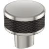Amerock | Cabinet Knob | Polished Nickel/Stainless Steel | 2-5/8 inch (67 mm) Length | Esquire | 1 Pack | Drawer Knob | Cabinet Hardware(Satin Nickel/Oil-Rubbed Bronze)