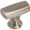 Amerock | Cabinet Knob | Satin Nickel | 1-3/8 inch (35 mm) Length | Highland Ridge | 1 Pack | Drawer Knob | Cabinet Hardware(Satin Nickel)