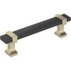 Brushed Matte Black/Golden Champagne