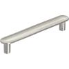 Amerock | Cabinet Pull | Golden Champagne | 3-3/4 inch (96 mm) Center to Center | Concentric | 1 Pack | Drawer Pull | Drawer Handle | Cabinet Hardware(Satin Nickel)
