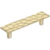 Amerock | Cabinet Pull | Golden Champagne | 5-1/16 inch (128 mm) Center to Center | Kamari | 1 Pack | Drawer Pull | Drawer Handle | Cabinet Hardware(Golden Champagne)