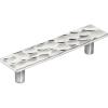 Amerock | Cabinet Pull | Golden Champagne | 5-1/16 inch (128 mm) Center to Center | Kamari | 1 Pack | Drawer Pull | Drawer Handle | Cabinet Hardware(Polished Nickel)