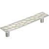 Amerock | Cabinet Pull | Golden Champagne | 5-1/16 inch (128 mm) Center to Center | Kamari | 1 Pack | Drawer Pull | Drawer Handle | Cabinet Hardware(Satin Nickel)