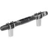 Amerock | Cabinet Pull | Marble White/Golden Champagne | 5-1/16 inch (128 mm) Center to Center | Carrione | 1 Pack | Drawer Pull | Drawer Handle | Cabinet Hardware | Zinc(Marble Black/Polished Chrome)
