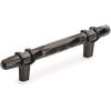 Amerock | Cabinet Pull | Marble White/Golden Champagne | 5-1/16 inch (128 mm) Center to Center | Carrione | 1 Pack | Drawer Pull | Drawer Handle | Cabinet Hardware | Zinc(Marble Black/Black Bronze)