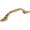 Amerock | Cabinet Pull | Matte Black | 3 inch (76 mm) Center-to-Center | Ravino | 1 Pack | Drawer Pull | Drawer Handle | Cabinet Hardware(Champagne Bronze)