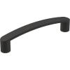 Amerock | Cabinet Pull | Matte Black | 3-3/4 inch (96 mm) Center-to-Center | Rift | 1 Pack | Drawer Pull | Cabinet Handle | Cabinet Hardware(Matte Black)
