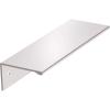Amerock | Cabinet Pull | Matte Black | 5-1/16 inch (128 mm) Center to Center | Edge Pull | 1 Pack | Drawer Pull | Drawer Handle | Cabinet Hardware(Polished Chrome)