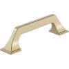 Amerock | Cabinet Pull | Matte Black | 8-13/16 inch (224 mm) Center-to-Center | Exceed | 1 Pack | Drawer Pull | Cabinet Handle | Cabinet Hardware(Golden Champagne)