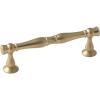 Amerock | Cabinet Pull | Oil Rubbed Bronze | 5-1/16 inch (128 mm) Center to Center | Crawford | 1 Pack | Drawer Pull | Drawer Handle | Cabinet Hardware(Golden Champagne)
