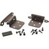Amerock | Face Frame Cabinet Hinge | Variable Overlay 𝐇inge | Oil Rubbed Bronze | 2 Pack | Self-Closing 𝖧inge | Face Mount Ｈinge | Cabinet Door ᕼinge
