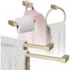 Amerock | Golden Champagne | Monument | 5 Piece | Bathroom Accessories Set