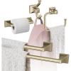 Amerock | Golden Champagne | Mulholland | 5 Piece | Bathroom Accessories Set