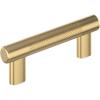 Amerock | Kitchen Cabinet Pull | Golden Champagne | 6-5/16 in (160 mm) Center-to-Center | Bronx | 1 Pack | Furniture Hardware | Cabinet Handle | Bathroom Drawer Pull(Champagne Bronze)