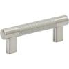 Amerock | Kitchen Cabinet Pull | Golden Champagne | 6-5/16 in (160 mm) Center-to-Center | Bronx | 1 Pack | Furniture Hardware | Cabinet Handle | Bathroom Drawer Pull(Satin Nickel)