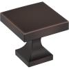 Amerock 10BX37024CZ | Champagne Bronze Cabinet Knob | 1-1/16 inch (27mm) Length | 10 Pack | Pedestal | Furniture Hardware(Oil Rubbed Bronze)