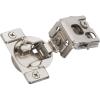 Amerock 2 Pack 1-1/4 inch Overlay Soft-Closing Compact Concealed Hinge for Face Frame Cabinet, 105-degree Opening Angle with 3-Way adjustability(1-1/4 inch (32mm) Overlay)