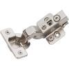 Amerock 2 Pack Full Overlay Self-Closing Euro Concealed Hinge for Frameless Cabinet, 105-degree Opening Angle with 3-Way adjustability(Full Inset Frameless)