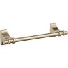 Amerock BH36050MB | Matte Black Double Robe Hook | 2-15/16 in. (75 mm) Length Towel Holder | Davenport | Towel Hook for Bathroom | Bathroom Hardware | Bath Accessories(Golden Champagne)