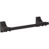 Amerock BH36050MB | Matte Black Double Robe Hook | 2-15/16 in. (75 mm) Length Towel Holder | Davenport | Towel Hook for Bathroom | Bathroom Hardware | Bath Accessories(Oil-rubbed Bronze)