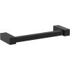 Amerock BH36081BBZ | Golden Champagne Single Post Toilet Paper Holder | 5-7/8 in. (149 mm) Length Toilet Tissue Holder | Monument | Bath Tissue Holder | Bathroom Hardware | Bath Accessories(Matte Black)