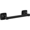 Amerock BH36091CZ | Champagne Bronze Single Post Toilet Paper Holder | 7-1/16 in. (179 mm) Length Toilet Tissue Holder | Stature | Bath Tissue Holder | Bathroom Hardware | Bath Accessories(Matte Black)