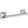 Amerock BH36091CZ | Champagne Bronze Single Post Toilet Paper Holder | 7-1/16 in. (179 mm) Length Toilet Tissue Holder | Stature | Bath Tissue Holder | Bathroom Hardware | Bath Accessories(Brushed Nickel)