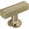 Amerock BP37100G10 | Kitchen Cabinet Knob | Satin Nickel | Everett | 1-3/4 inch (44mm) Length | Cabinet Hardware | Bar Furniture Knob | Dresser Drawer Knob(Golden Champagne)