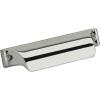 Amerock BP452364MB | Kitchen Cabinet Cup Pull | Matte Black | 2-1/2 in (64 mm) Center-to-Center | Jolene | 1 Pack | Furniture Hardware | Cabinet Handle | Bathroom Drawer Pull(Polished Nickel)