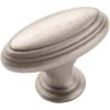 Amerock BP53032G10 Mulholland 1-7/16 in (37 mm) Length Satin Nickel Cabinet Knob(Weathered Nickel)