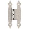Amerock BPR3406CZ | Cabinet Hinge | 3/8 in (10 mm) Offset Non-Self Closing Face Mount | Champagne Bronze | Kitchen Cabinet Door Hinge | 1 Pair/2 Pack | Functional Hardware(Satin Nickel)
