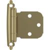 Amerock BPR7630ORB | Reverse Bevel Face Frame Cabinet Hinge | Variable Overlay Self Closing Face Mount | Oil Rubbed Bronze | Kitchen Cabinet Door Hinge | 1 Pair/2 Pack | Functional Hardware(Golden Champagne)