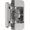Amerock BPR8704CZ | Cabinet Hinge | 1/2 in (13 mm) Overlay Double Demountable | Champagne Bronze | Kitchen Cabinet Door Hinge | 1 Pair/2 Pack | Functional Hardware(Polished Chrome)