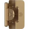Amerock BPR8704CZ | Cabinet Hinge | 1/2 in (13 mm) Overlay Double Demountable | Champagne Bronze | Kitchen Cabinet Door Hinge | 1 Pair/2 Pack | Functional Hardware(Champagne Bronze)