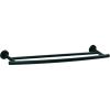 Amerock Corp BH26545MB Arrondi Double-Towel Bar, 24 in (610 mm), Matte Black
