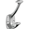 Amerock H37004ORB | Vicinity Triple Prong Decorative Wall Hook | Oil Rubbed Bronze Hook for Coats, Hats, Backpacks, Bags | Hooks for Bathroom, Bedroom, Closet, Entryway, Laundry Room, Office(Chrome)