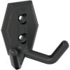 Amerock H3700826 | Benton Double Prong Decorative Wall Hook | Polished Chrome Hook for Coats, Hats, Backpacks, Bags | Hooks for Bathroom, Bedroom, Closet, Entryway, Laundry Room, Office(Oil Rubbed Bronze)