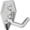 Amerock H3700826 | Benton Double Prong Decorative Wall Hook | Polished Chrome Hook for Coats, Hats, Backpacks, Bags | Hooks for Bathroom, Bedroom, Closet, Entryway, Laundry Room, Office(Chrome)